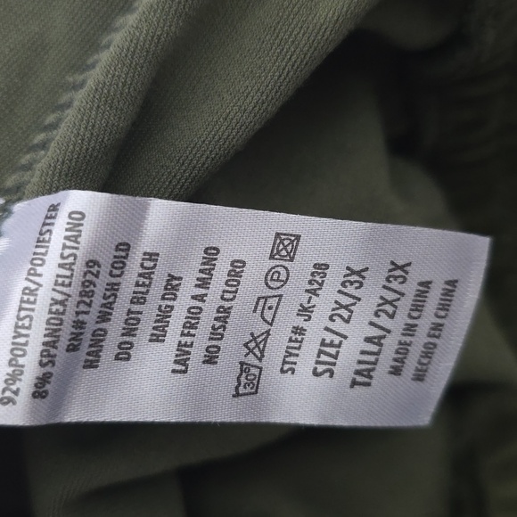 New Mix Women's Dark Green Joggers - Picture 7 of 7